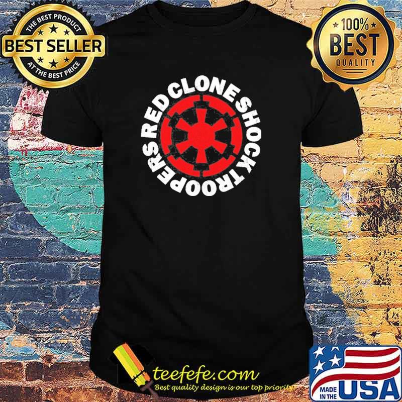 Red clone shocks troopers shirt