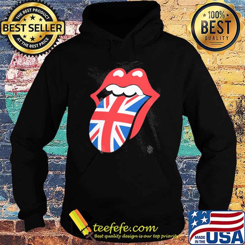 Red Lip Britian Flag Shirt Hoodie Red Lip Britian Flag Shirt Hoodie