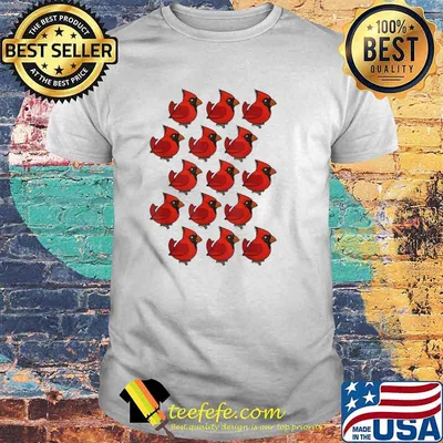 Red Northern Cardinal shirt