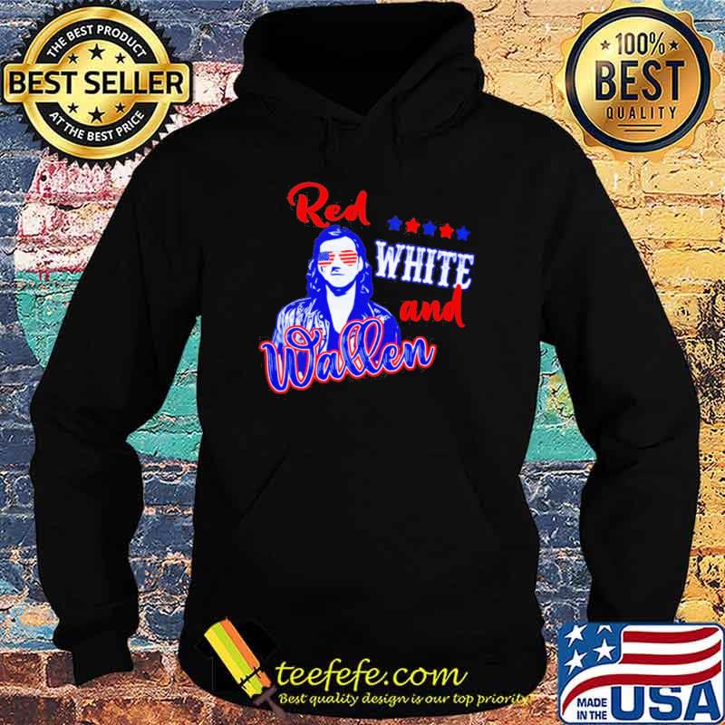 Red white and Morgan Wallen s Hoodie Red white and Morgan Wallen s Hoodie