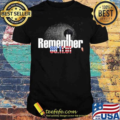 Remember 09.11.01 american flag shirt