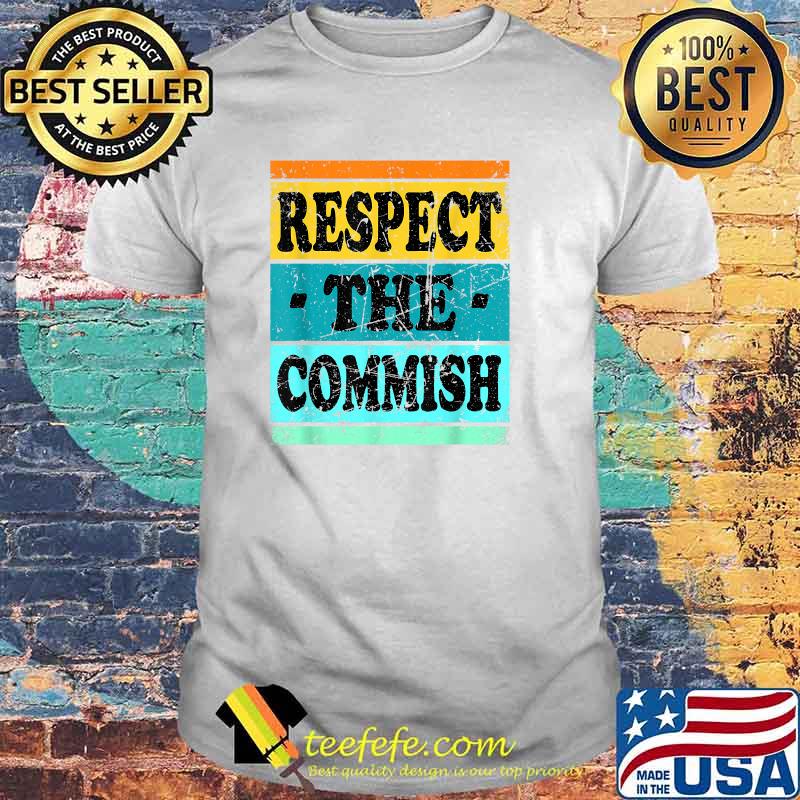 Respect The Commish Football Vintage T-Shirt