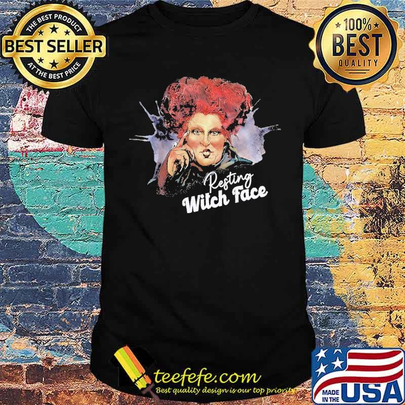 Resting Witch Face Hocus Pocus halloween Shirt Resting Witch Face Hocus Pocus halloween Shirt