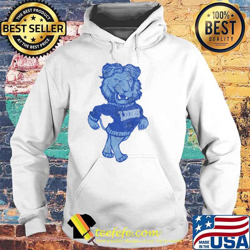 Retro Distressed Detroit Lions Football Team Mascot Baseball s Hoodie Retro Distressed Detroit Lions Football Team Mascot Baseball s Hoodie