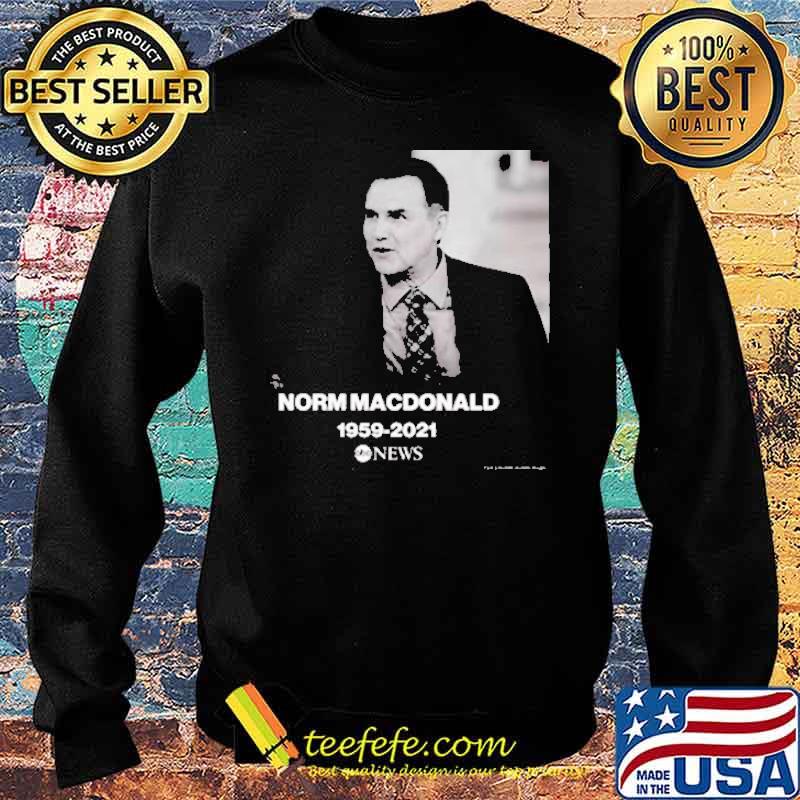 Rip Norm Macdonald 1959 2021 News Shirt Sweater Rip Norm Macdonald 1959 2021 News Shirt Sweater