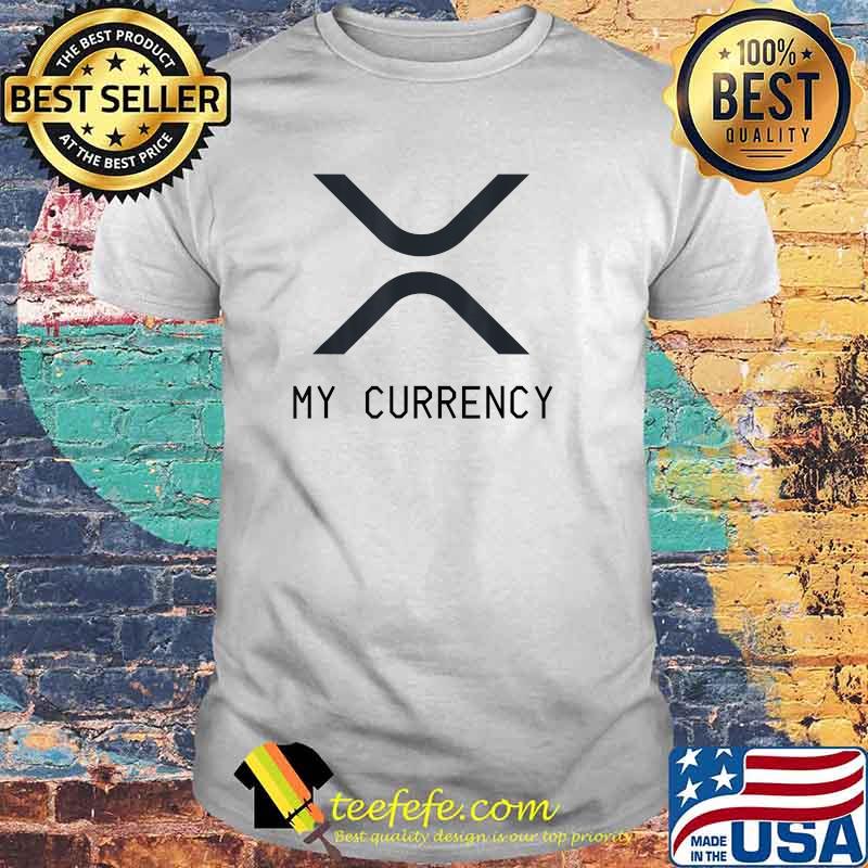 Ripple My Currency Crypto XRP Logo T-Shirt
