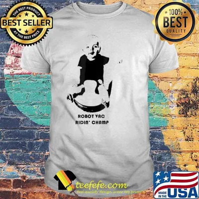 Robot Vac Ridin’ Champ Baby Shirt