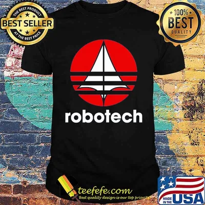 Robotech Adidas Logo Parody Shirt
