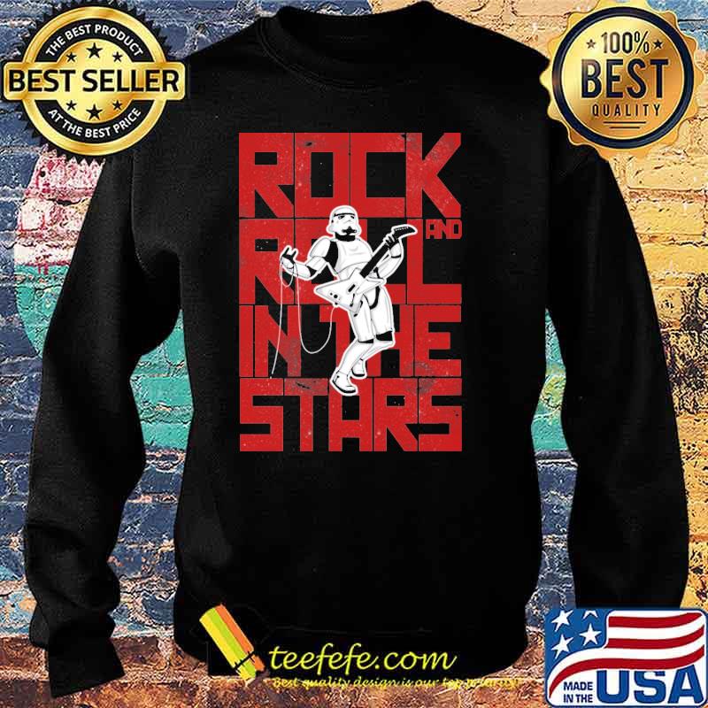 Rock and roll in the stars mandalorian play guitar electric s Sweater Rock and roll in the stars mandalorian play guitar electric s Sweater