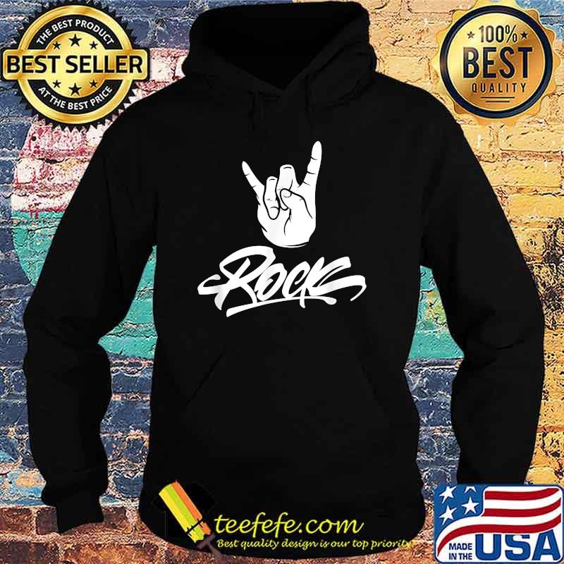 Rock Fingers Horns Hand Heavy Rock Music Band T-Shirt Hoodie Rock Fingers Horns Hand Heavy Rock Music Band T-Shirt Hoodie