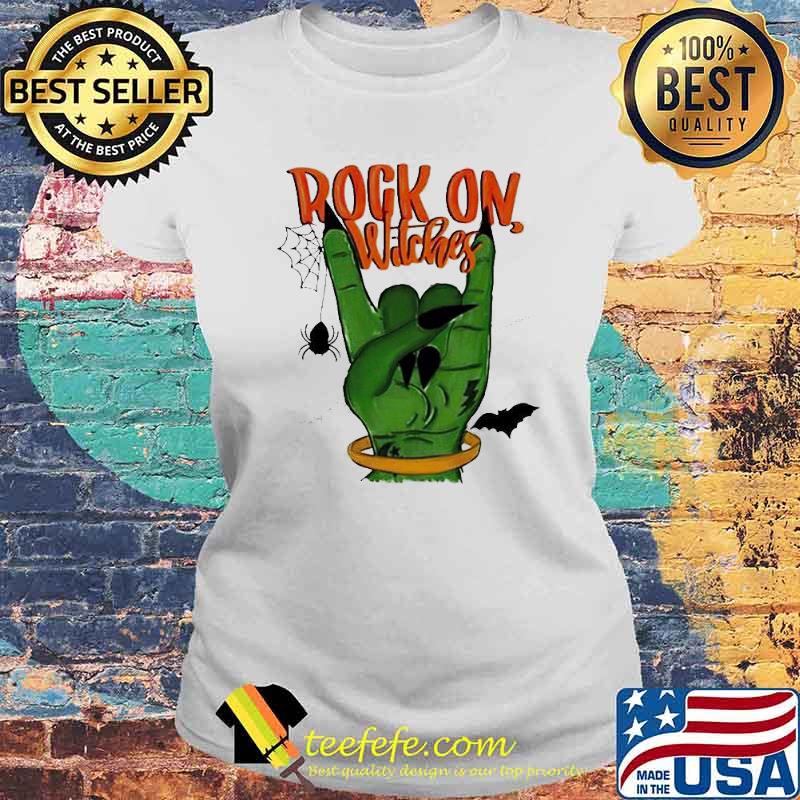 Rock on witches Halloween s Laides tee Rock on witches Halloween s Laides tee