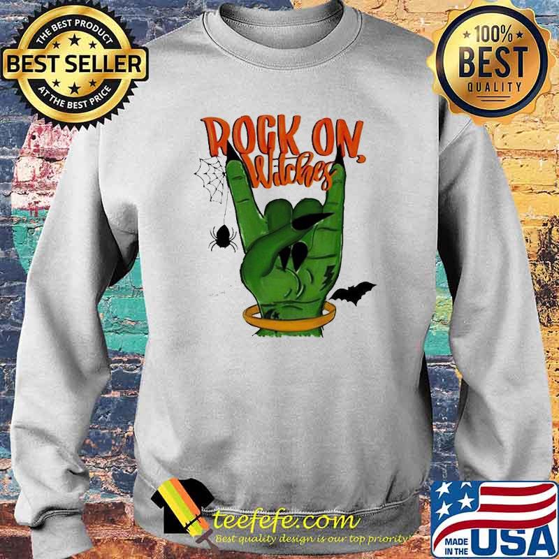 Rock on witches Halloween s Sweater Rock on witches Halloween s Sweater