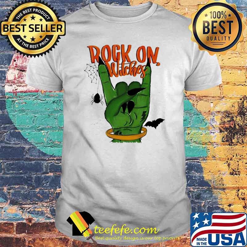 Rock on witches Halloween shirt