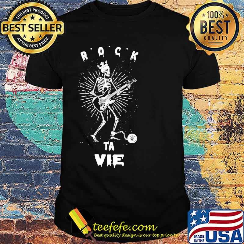 Rock Ta Vie Skull Play Bass Shirt