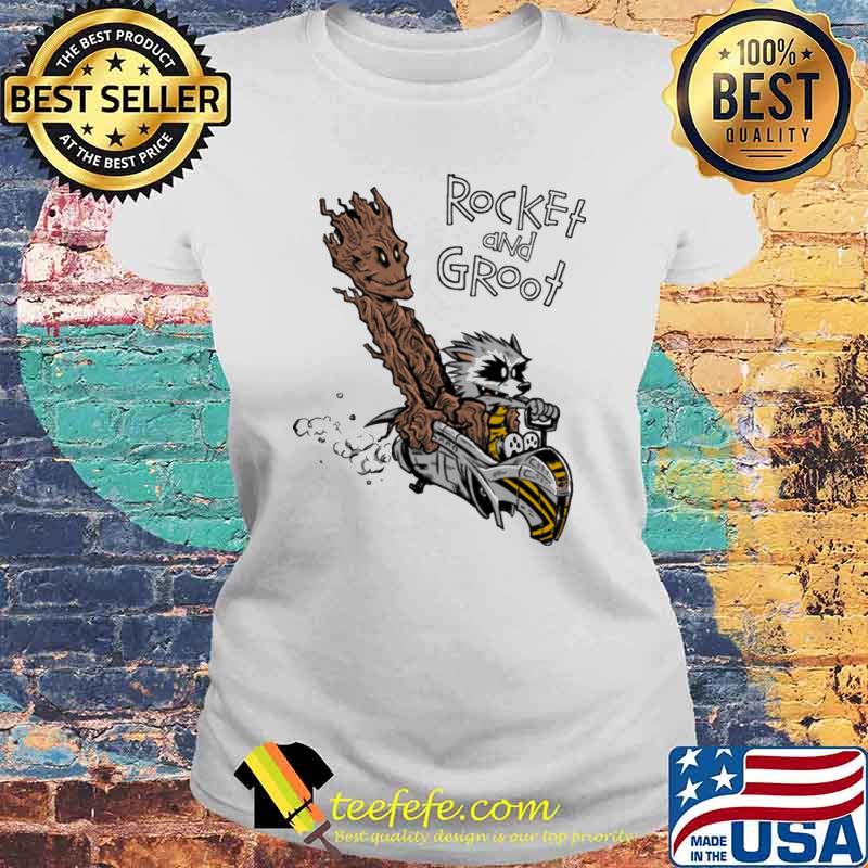 Rocket and Groot Shirt Laides tee Rocket and Groot Shirt Laides tee