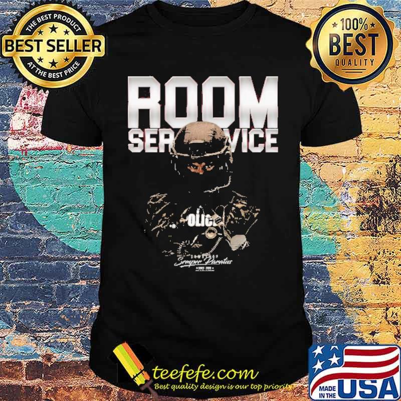 Room service semper paratus policja koszulki dla niego shirt