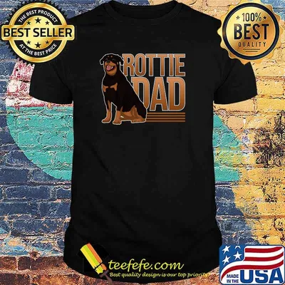 Rottie Dad Dog Owner Fathers Day Animal T-Shirt