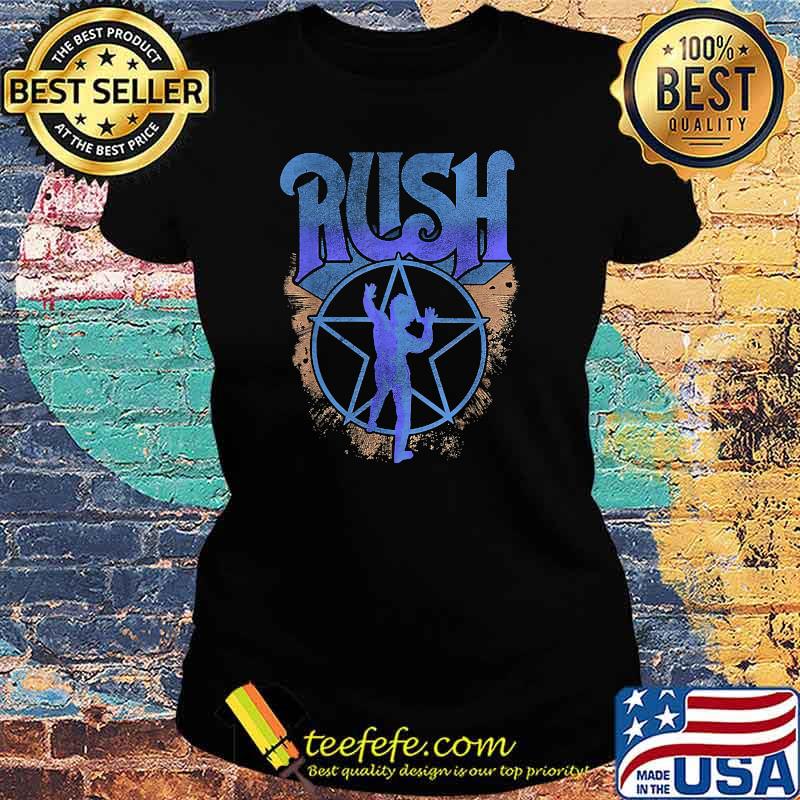 Rush music band Love Starman logo T-Shirt Ladies tee Rush music band Love Starman logo T-Shirt Ladies tee