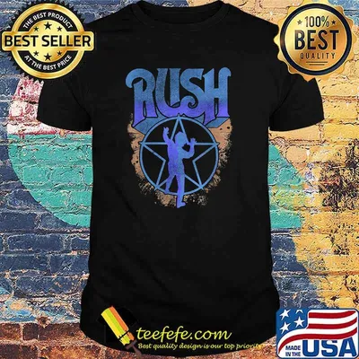 Rush music band Love Starman logo T-Shirt