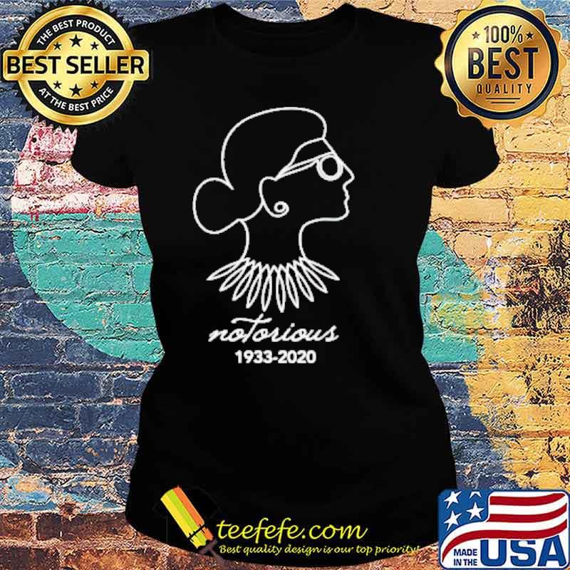 Ruth Bader Ginsburg notorious 1933 2020 Shirt Ladies tee Ruth Bader Ginsburg notorious 1933 2020 Shirt Ladies tee