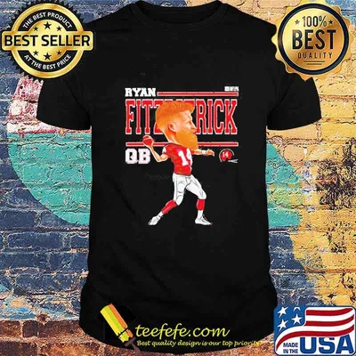 Ryan Fitzpatrick cartoon Washington Football Shirt