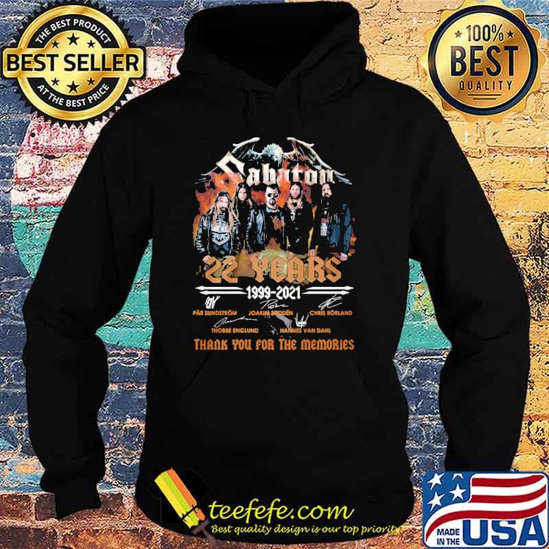 Sabaton 22 years 1999-2021 thank you for the memories s Hoodie Sabaton 22 years 1999-2021 thank you for the memories s Hoodie