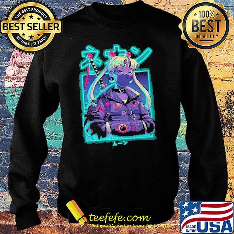 Sailor Moon Neon Shirt Sweater Sailor Moon Neon Shirt Sweater