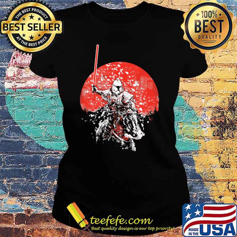 Samurai Trooper Blood Moon Shirt Ladies tee Samurai Trooper Blood Moon Shirt Ladies tee