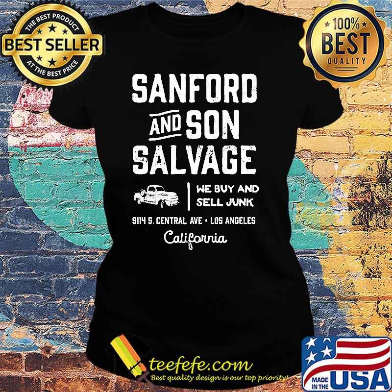 Sanford And Son Salvage California Shirt Ladies tee Sanford And Son Salvage California Shirt Ladies tee