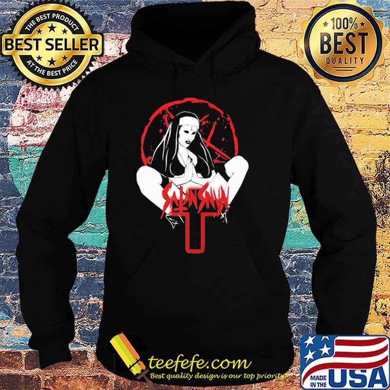 Satan nun cross pray christan halloween s Hoodie Satan nun cross pray christan halloween s Hoodie