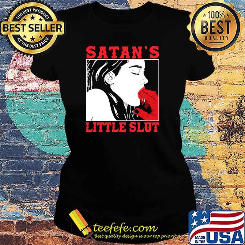 Satan's lil slut halloween s Ladies tee Satan's lil slut halloween s Ladies tee