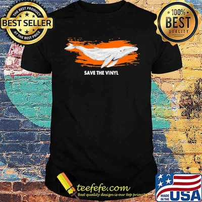 Save the vinyl whale shirt