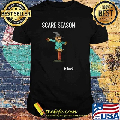 Scare Season Is Back Halloween Scarecrow T-Shirt