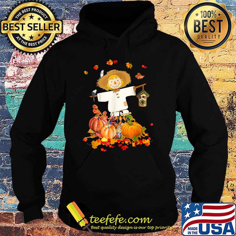 Scarecrow Autumn Hello Fall Pumpkin Thanksgiving Halloween T-Shirt Hoodie Scarecrow Autumn Hello Fall Pumpkin Thanksgiving Halloween T-Shirt Hoodie