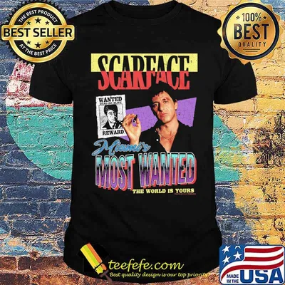 Scarface miamis most wanted the world is yours shirt