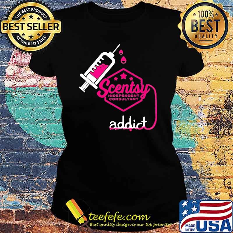 Scentsy Independent Consultant Addict Vaccinated Shirt Ladies tee Scentsy Independent Consultant Addict Vaccinated Shirt Ladies tee