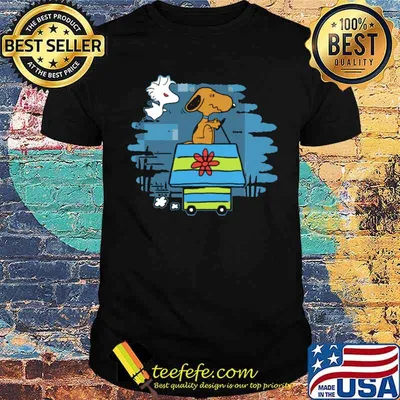 Scoopydoo snoopy woodstock shirt