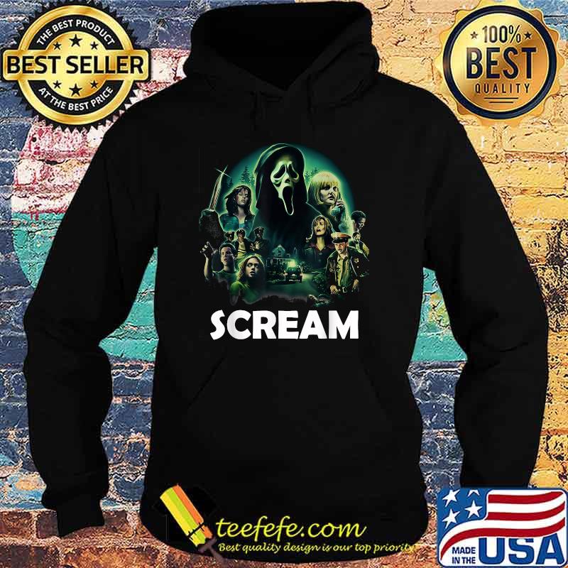 Scream Ghostface Creepy Halloween Horror Movie Classic T-Shirt Hoodie Scream Ghostface Creepy Halloween Horror Movie Classic T-Shirt Hoodie