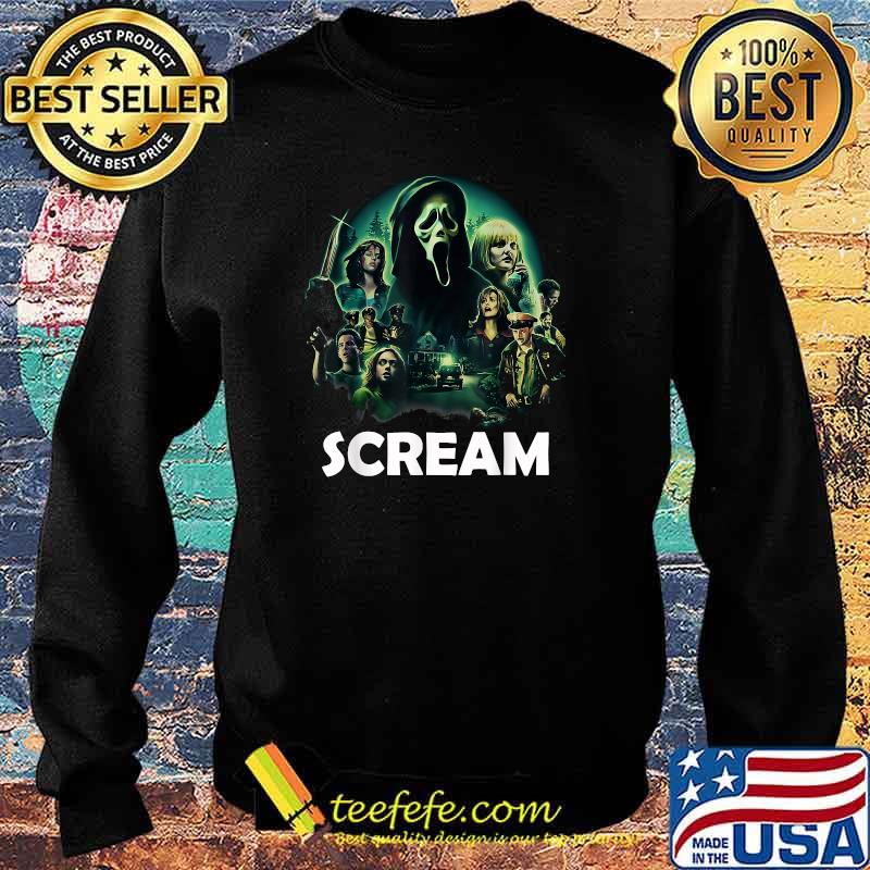 Scream Ghostface Creepy Halloween Horror Movie Classic T-Shirt Sweater Scream Ghostface Creepy Halloween Horror Movie Classic T-Shirt Sweater