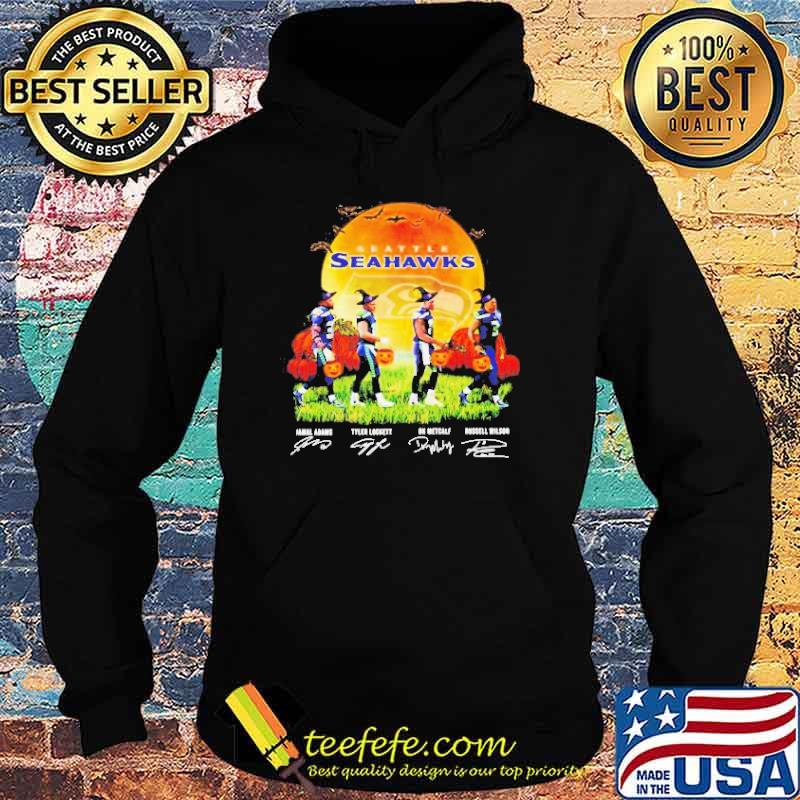 Seattle Seahawks Halloween signatures s Hoodie Seattle Seahawks Halloween signatures s Hoodie