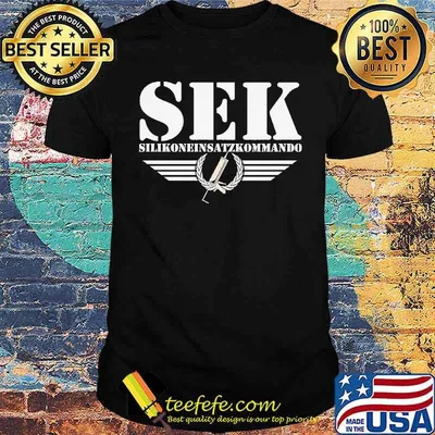 Sek silikon einsatz kommando shirt