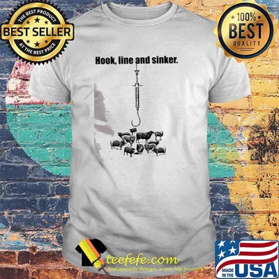 Sheep hook line and sinker shirt
