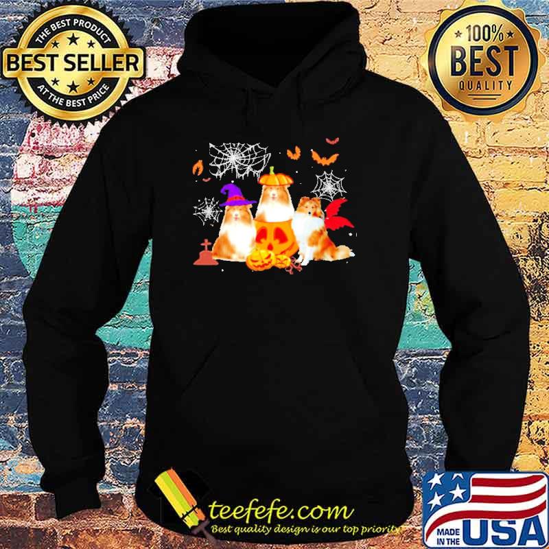 Shetland Sheepdog Pumpkin Halloween Shirt Hoodie Shetland Sheepdog Pumpkin Halloween Shirt Hoodie