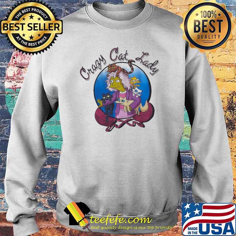 Simpsons Crazy Cat Lady s Sweater Simpsons Crazy Cat Lady s Sweater