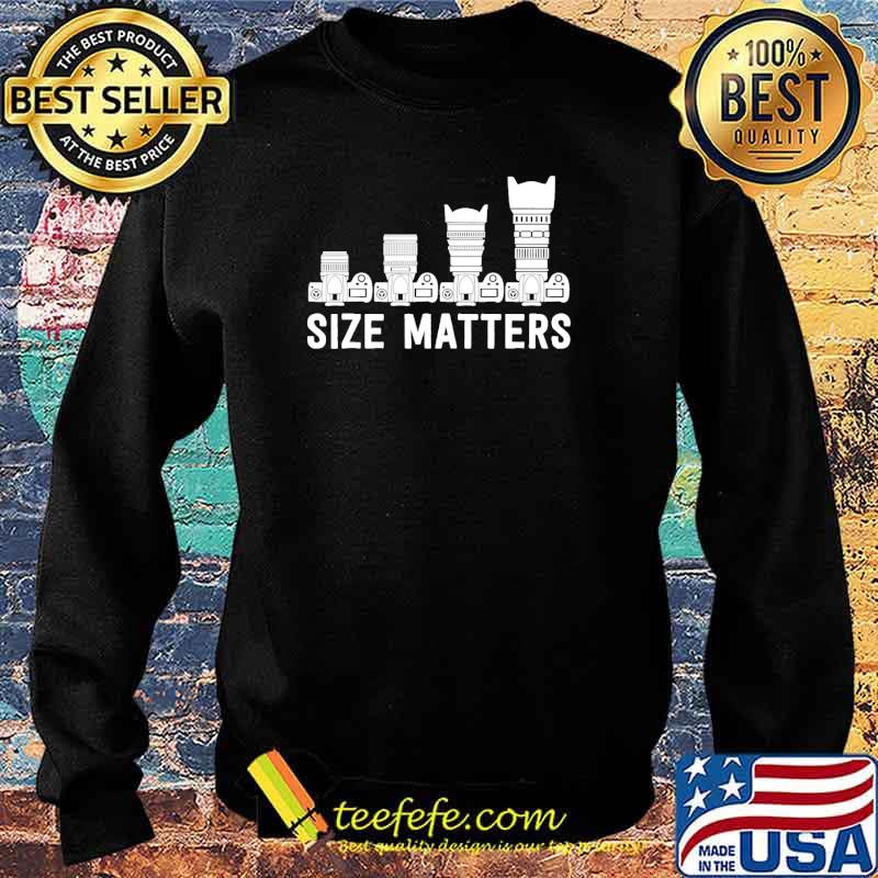 Size matters lens camera s Sweater Size matters lens camera s Sweater