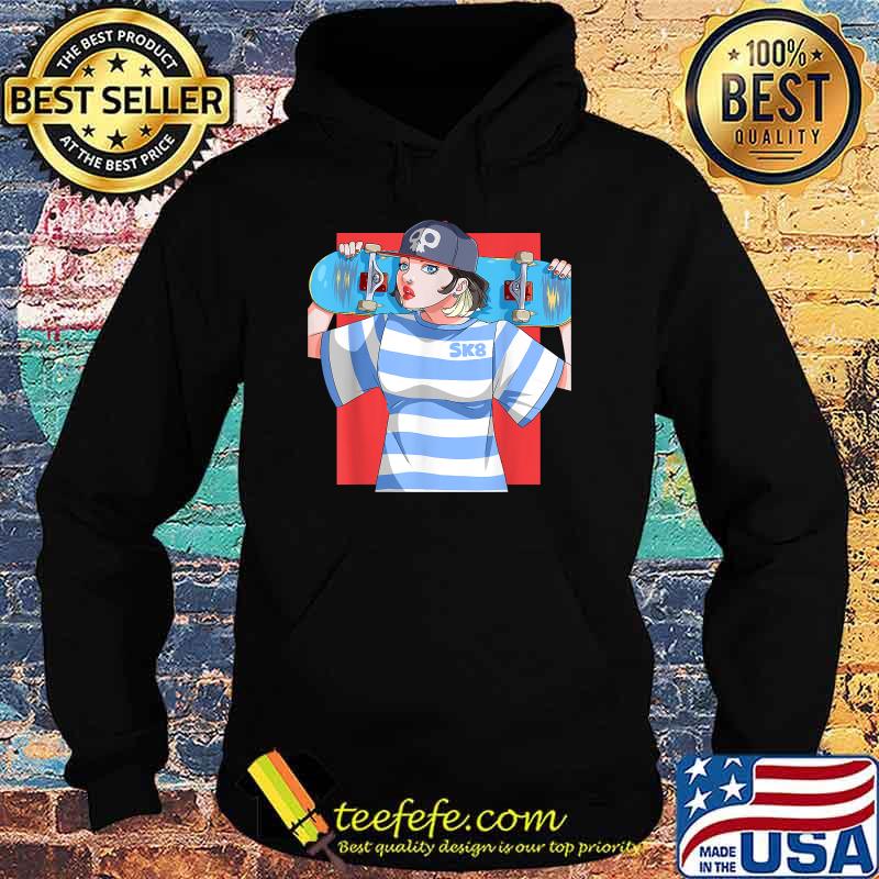 Skateboader Girls T-Shirt Hoodie Skateboader Girls T-Shirt Hoodie