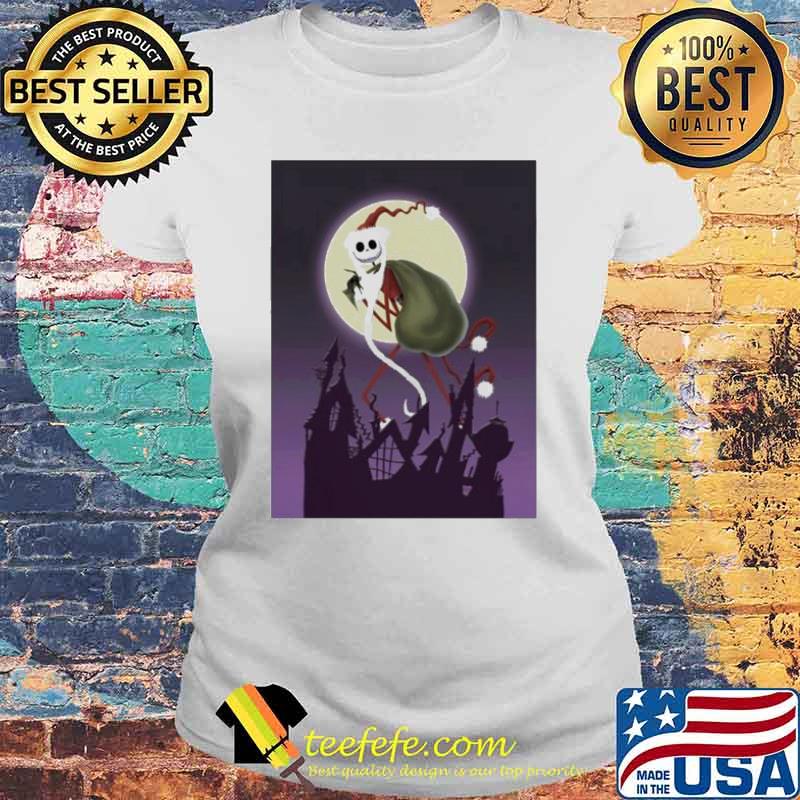 Skellington Claus Jack The Nightmare Before Christmas Halloween s Laides tee Skellington Claus Jack The Nightmare Before Christmas Halloween s Laides tee