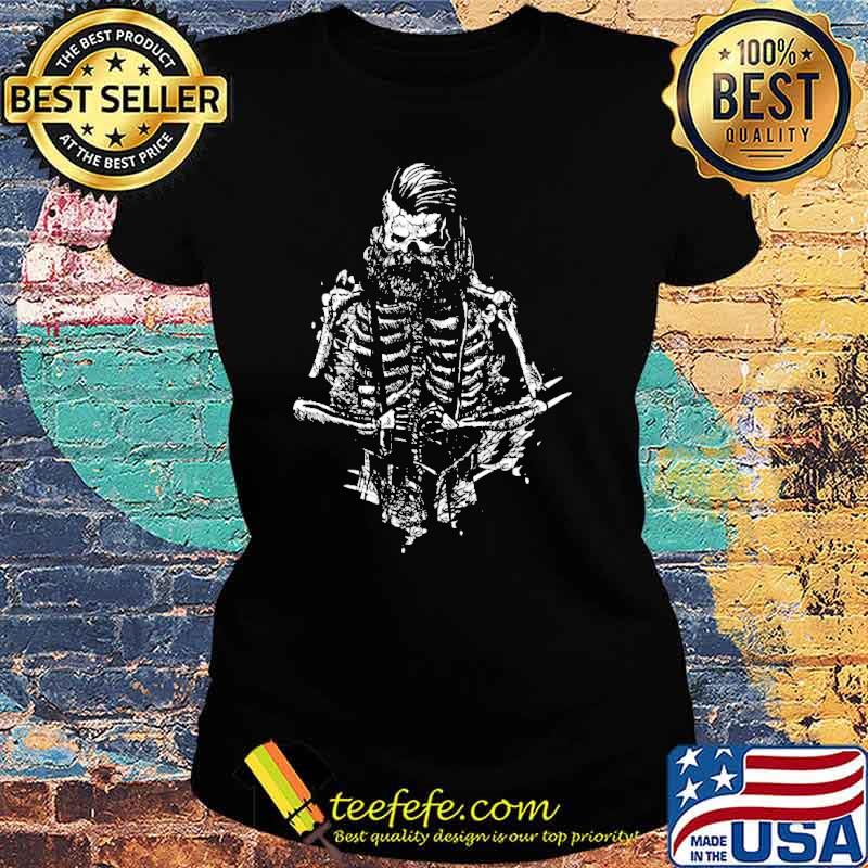Skull beard Shirt Ladies tee Skull beard Shirt Ladies tee