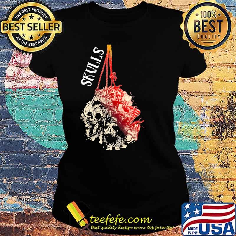 Skull Fireball Shirt Ladies tee Skull Fireball Shirt Ladies tee