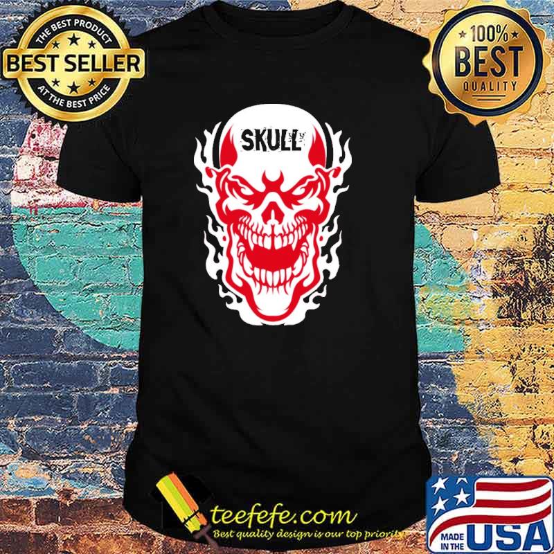 Skull Halloween fire shirt Skull Halloween fire shirt